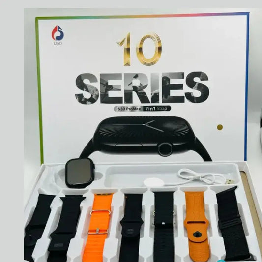 Series 10 7 In 1 Smart Watch With 7 Straps