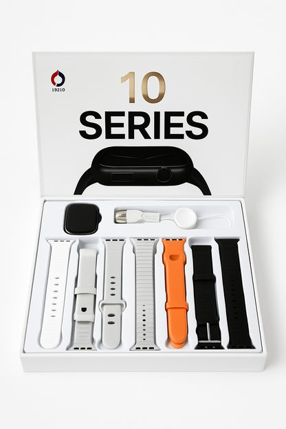 10 Series Smart Watch – 7 Straps Combo Pack