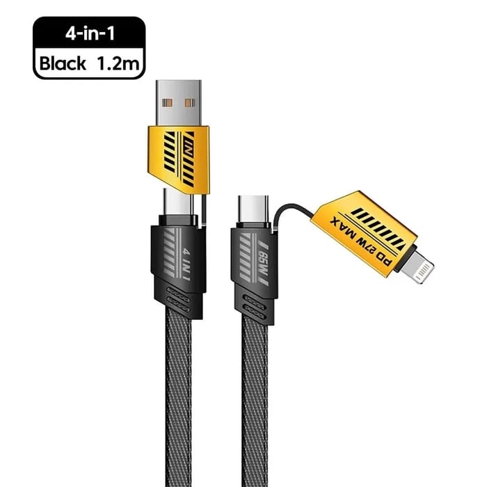 4 in 1 Fast Charging Data Cable 65 W